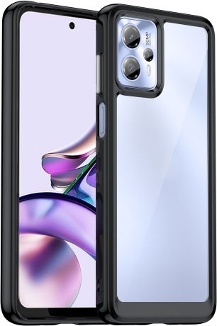 Задна корица Силикон Черен (Moto G23)