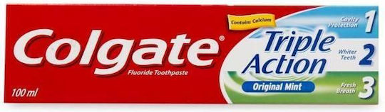 Colgate Triple Action Toothpaste for Cavity Protection 100ml