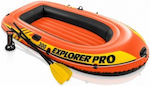 Intex Explorer Pro 300 Φουσκωτή Βάρκα για 1 Άτομο Γαλάζια με Κουπιά & Τρόμπα 244x117εκ.