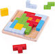 Lemnos Puzzle pentru Copii Logic Game - Colorful Tetris-style pentru 3+ ani+ Ani 20buc Big Jigs