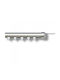 Anartisi Ilios Tapo One-Way Metallic Curtain Track Silver 240cm 513625-03