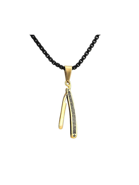 Goldsmith Necklace from Gold Plated Steel