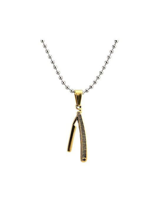 Goldsmith Necklace from Gold Plated Steel