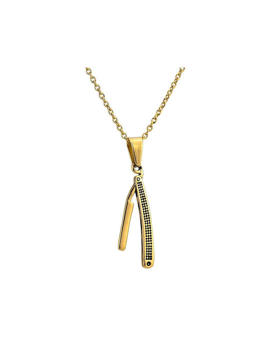 Goldsmith Necklace from Gold Plated Steel