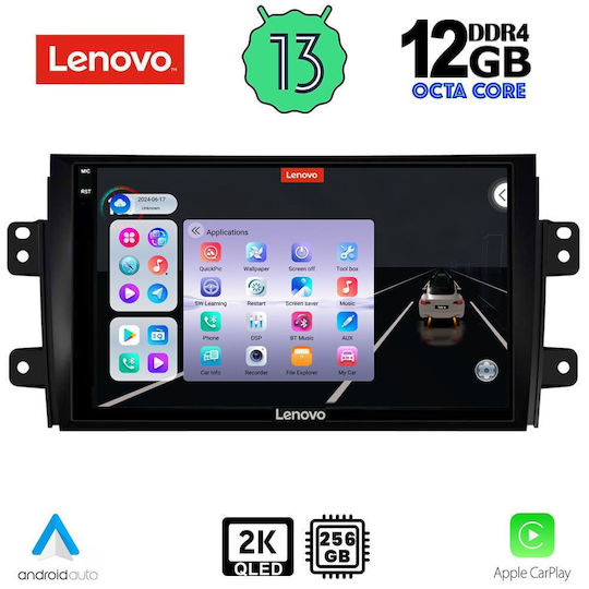 Lenovo Ηχοσύστημα Αυτοκινήτου για Fiat Sedici Suzuki SX4 BMW X1 / X3 / X4 2005-2013 (Bluetooth/USB/AUX/WiFi/GPS/Apple-Carplay/Android-Auto) με Οθόνη Αφής 9"
