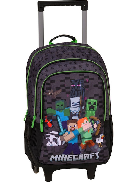 Graffiti Graffiti School Bag Trolley Elementary, Elementary in Green color 2024