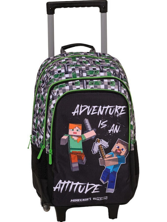 Graffiti School Bag Trolley Elementary, Elementary in Black color 2024