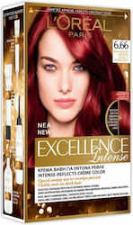 L'Oreal Paris Excellence Intense 6.66 Πολύ Έντονο Κόκκινο 48ml