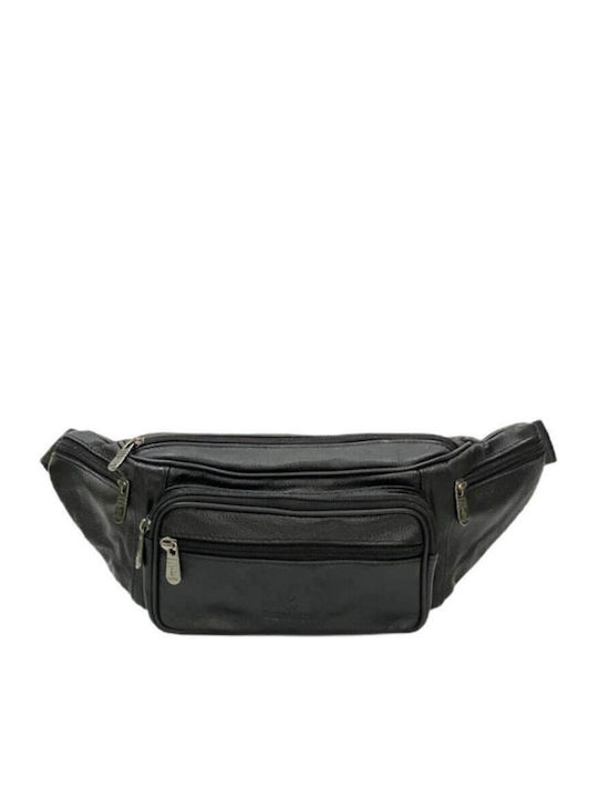 G.M Herren Bum Bag Taille Schwarz