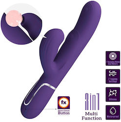 Pretty Love Perlita G-spot Vibrator 3 In 1 Multifunction Purple Pretty Love Perlita G-spot Vibrator 3 In 1 Multifunction Purple