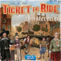 Asmodee Board Game Ticket to Ride: Amsterdam for 2-4 Players 8+ Years (EN)