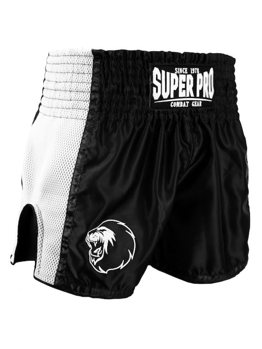 Superpro Shorts Kick/Thai-Boxen Schwarz