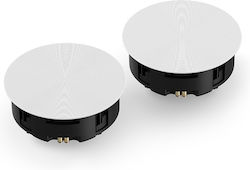 Sonos In-ceiling Ηχεία Οροφής 225W (Ζεύγος) Λευκά INCL8WW1