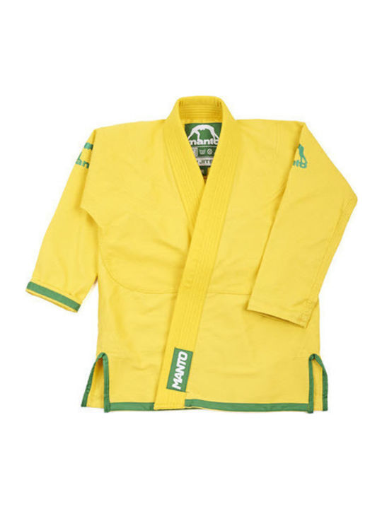 Manto Παιδική Στολή Brazilian Jiu Jitsu Κίτρινη