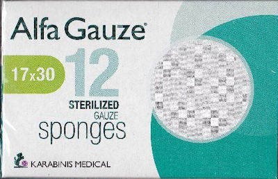 Alfa Sterile Gaze 17x30cm 12pcs