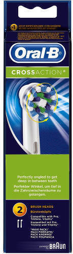 Oral-B CrossAction Ersatzköpfe für 2 Stück