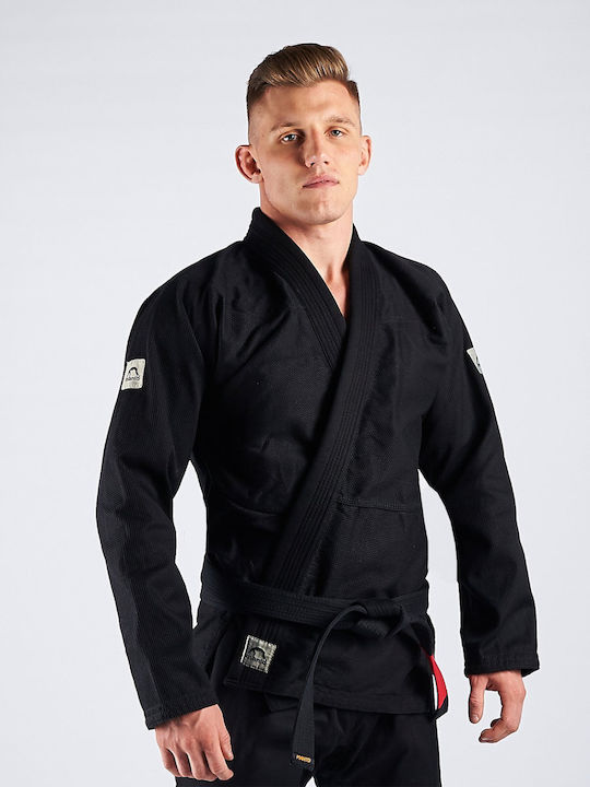 Manto Base Ανδρική Στολή Brazilian Jiu Jitsu Μαύρη
