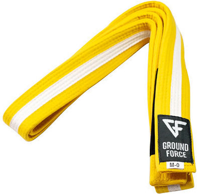 Ground Force Ζώνη Jiu-Jitsu Κίτρινη