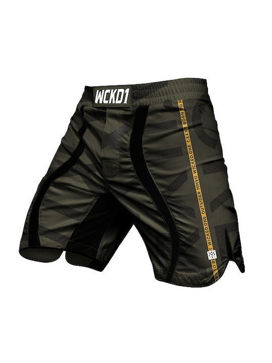 Wicked1 WK-W22FMSER-KH MMA Shorts Green