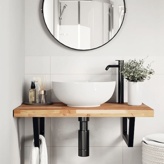 vidaXL Bench without sink Coffee