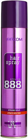 Farcom 888 Strong Hold Hair Lacquer for Strong Hold 400ml