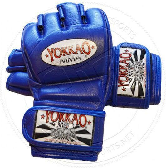Yokkao MMA Ръкавици Кожени Син