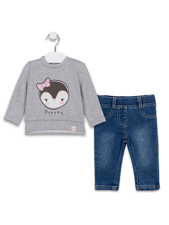 Losan Kids Set with Pants Winter 2pcs gri