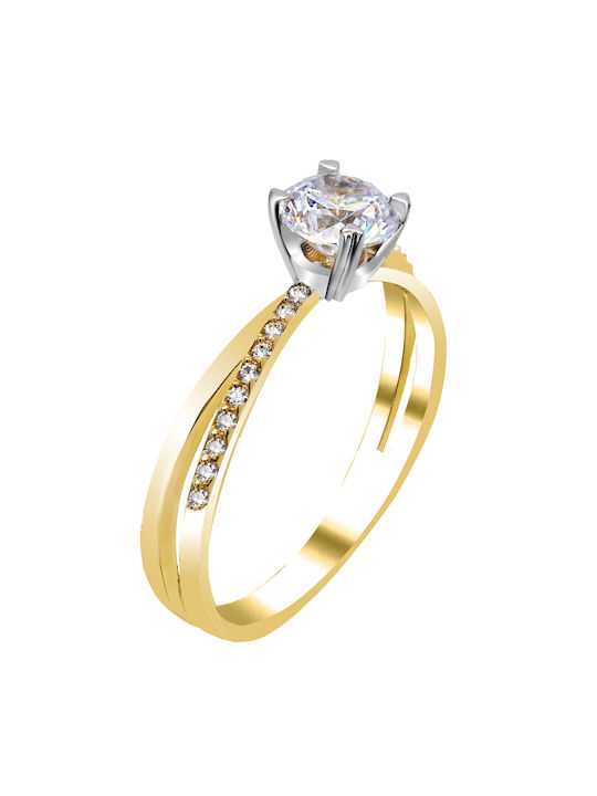 Single Stone from Gold 14K