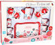 Gounaridis Toys Gounaridis Toys Tea Set Toys Red for 3 Plus Years 14 Pieces