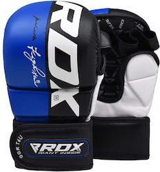 RDX MMA Handschuhe Leder Blau