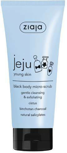 Ziaja Jeju Schwarzes Mikro-Peeling Körperwaschgel 200ml