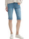 Women's Bermuda Shorts Light Stone Wash Denim