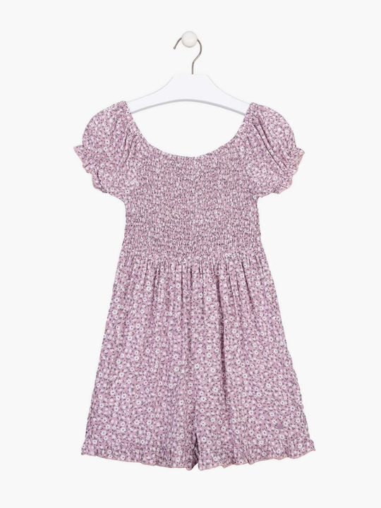 Kids' Fabric Jumpsuit Shorts/Bermudas Lilac