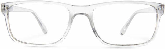 Lektor Men's Reading Glasses +2.00 in Transparent color