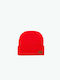 Cabaia Beanie Unisex Beanie Knitted in Red color