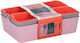Kunststoff Schreibtischorganisator in Rosa Farbe 1Stück 26.5x18x6.5cm