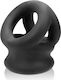 Oxballs Tri-squeeze Cocksling Ballstretcher Black Os