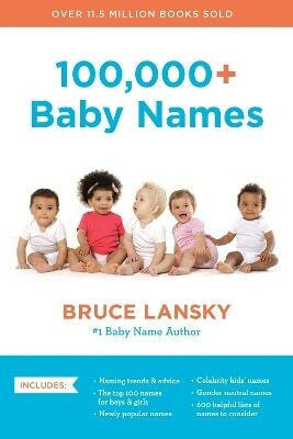 Baby Names Revised The Most Helpful Complete And Up-to-date Name Book Bruce Lansky 1008