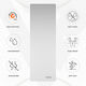 RDX Fitnessmatte Yoga Weiß (183x61x0.6cm)