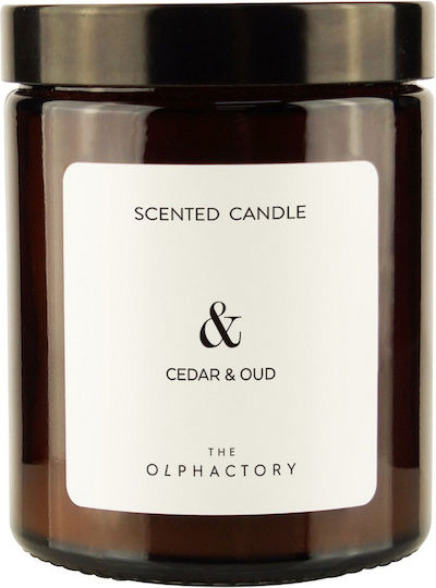 Ambientair Aromatisches Kerze in Gefäß mit Duft Zeder & Oud 135gr