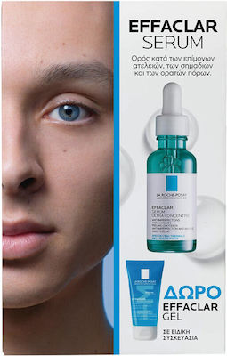 La Roche Posay Skin Care Set for Facial Cleaning with Serum