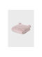 Mayoral Blanket Nursery Swaddling Blankets Pom Pom Pink Tan 80x100cm