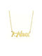 Goldsmith Necklace Name from Gold 14K