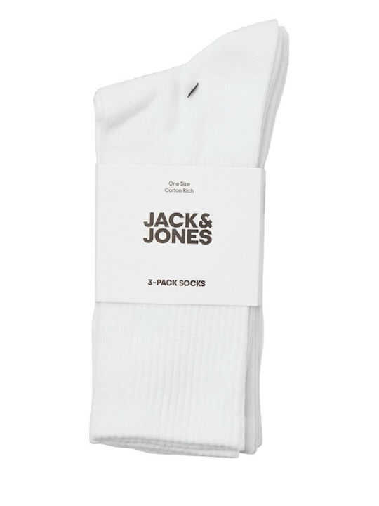 Jack & Jones Bărbați Șosete Alb 1Pachet