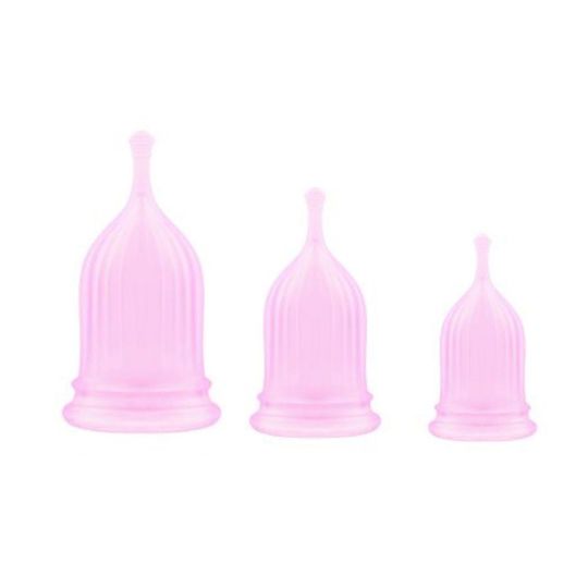 Safe & Dry Menstrual Cups 3pcs