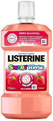 Listerine Smart Rinse Mouthwash with Taste of Mild Berry for 6+ years 250ml