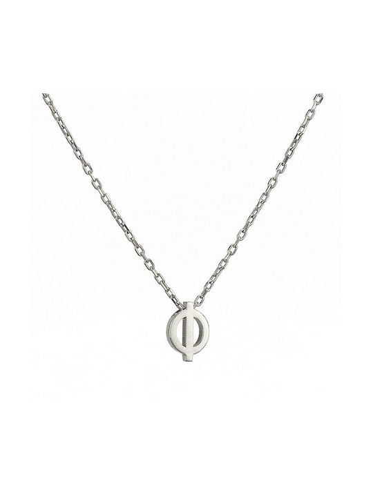 Goldsmith Necklace Monogram from Silver