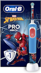 Oral-B Vitality Spiderman Electric Toothbrush for 3+ years Spiderman Red