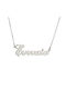 Goldsmith Necklace Name from Silver