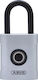 Abus Steel Padlock Brass With Fingerprint 50mm Silver 1pcs